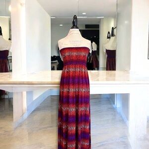 Gorgeous strapless maxi dress Fire Los Angeles size M